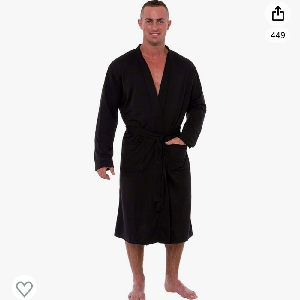 Dark Grey Men’s robe